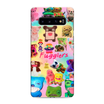 Силиконовый противоударный чехол на Samsung Galaxy S10 с принтом Флагер Fuggler Силиконовый противоударный чехол на Samsung Galaxy S10 с принтом Флагер Fuggler
