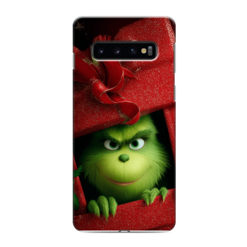 Силиконовый противоударный чехол на Samsung Galaxy S10 с принтом Новый год Силиконовый противоударный чехол на Samsung Galaxy S10 с принтом Новый год