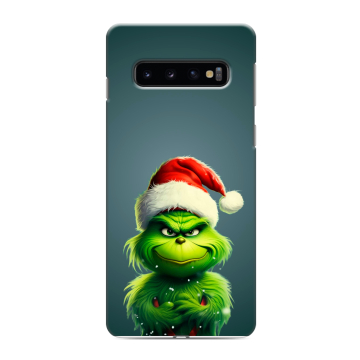 Силиконовый противоударный чехол на Samsung Galaxy S10 с принтом Новый год Силиконовый противоударный чехол на Samsung Galaxy S10 с принтом Новый год