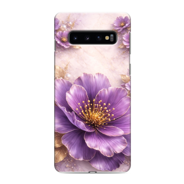 Силиконовый противоударный чехол на Samsung Galaxy S10 с принтом женский Силиконовый противоударный чехол на Samsung Galaxy S10 с принтом женский