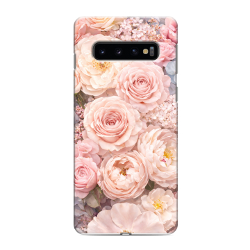 Силиконовый противоударный чехол на Samsung Galaxy S10 с принтом женский Силиконовый противоударный чехол на Samsung Galaxy S10 с принтом женский