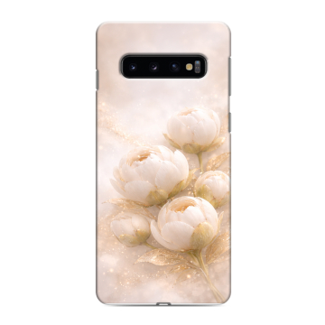 Силиконовый противоударный чехол на Samsung Galaxy S10 с принтом женский Силиконовый противоударный чехол на Samsung Galaxy S10 с принтом женский