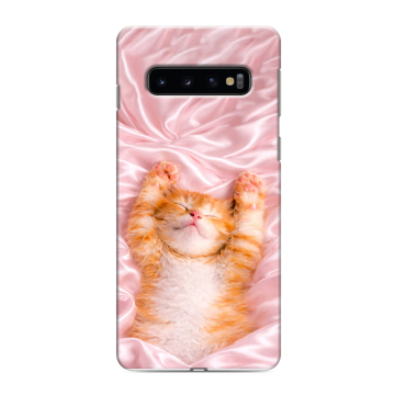 Силиконовый противоударный чехол на Samsung Galaxy S10 с принтом женский Силиконовый противоударный чехол на Samsung Galaxy S10 с принтом женский