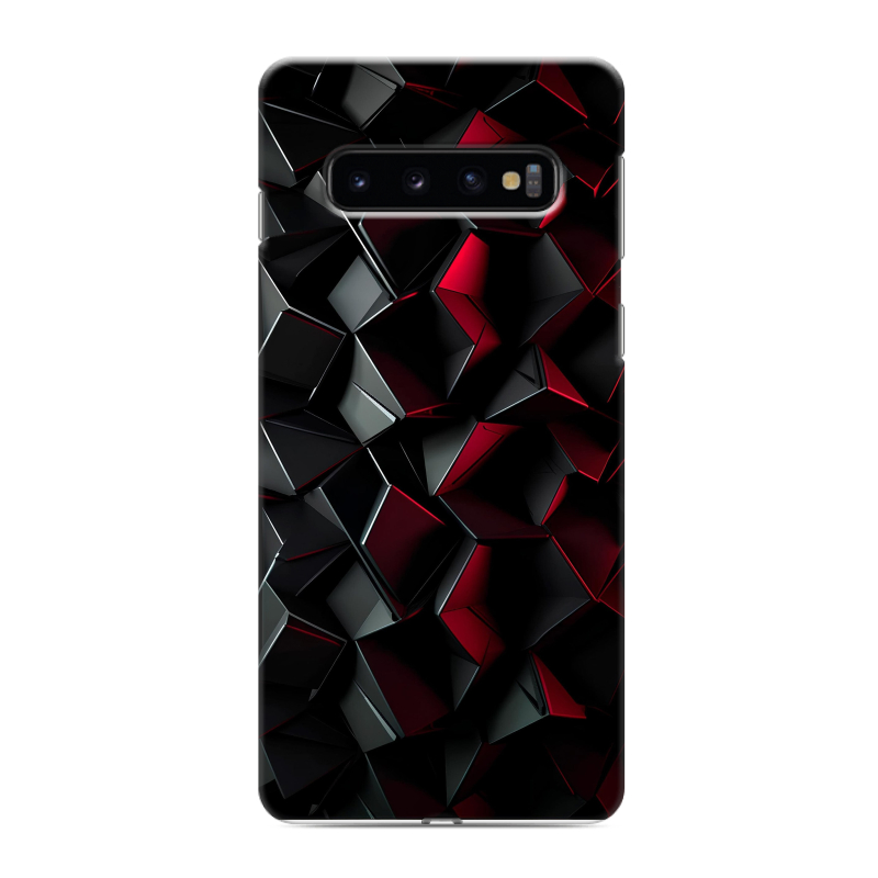 Силиконовый противоударный чехол на Samsung Galaxy S10 с принтом Абстракция Силиконовый противоударный чехол на Samsung Galaxy S10 с принтом Абстракция