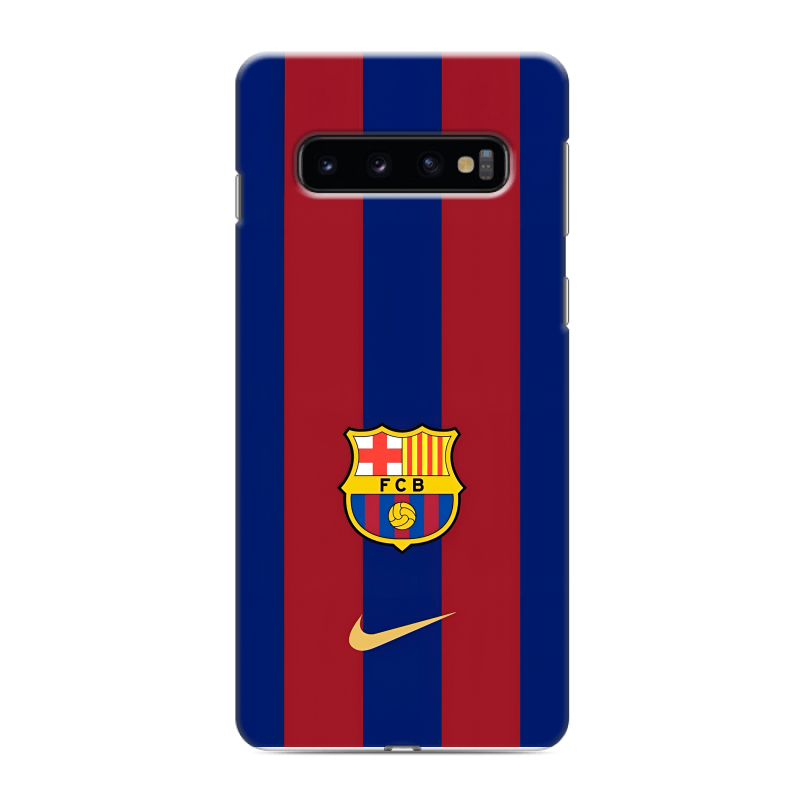 Силиконовый противоударный чехол на Samsung Galaxy S10 с принтом Барселона Barcelona Силиконовый противоударный чехол на Samsung Galaxy S10 с принтом Барселона Barcelona