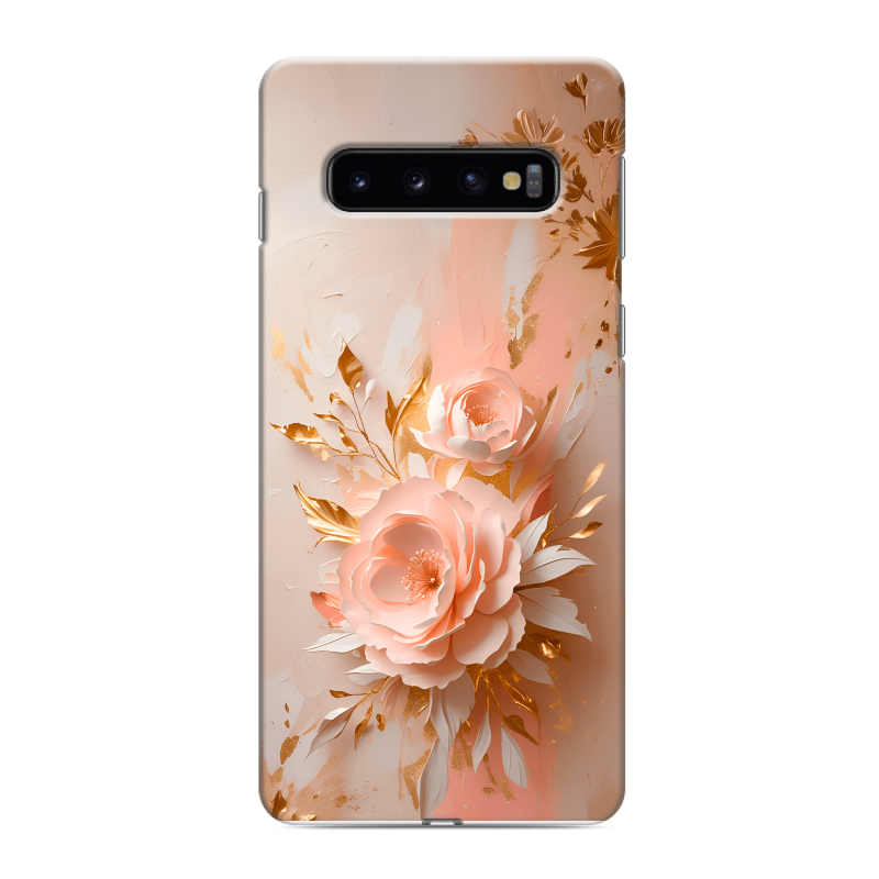 Силиконовый противоударный чехол на Samsung Galaxy S10 с принтом женский Силиконовый противоударный чехол на Samsung Galaxy S10 с принтом женский