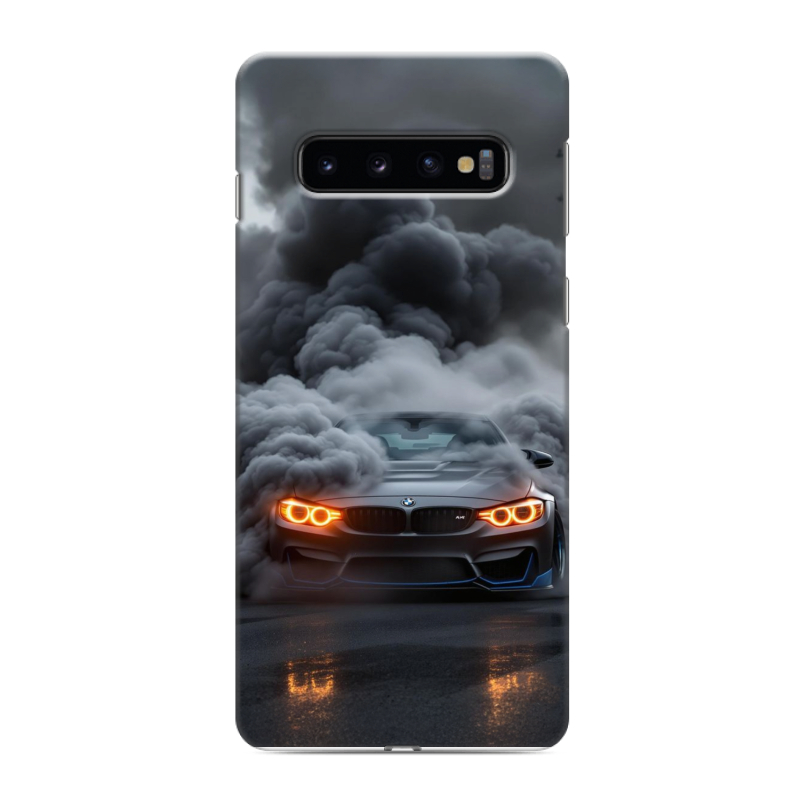 Силиконовый противоударный чехол на Samsung Galaxy S10 с принтом BMW БМВ Силиконовый противоударный чехол на Samsung Galaxy S10 с принтом BMW БМВ