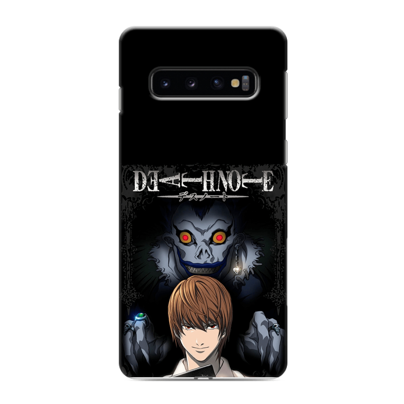 Силиконовый противоударный чехол на Samsung Galaxy S10 с принтом Death note Тетрадь смерти Силиконовый противоударный чехол на Samsung Galaxy S10 с принтом Death note Тетрадь смерти
