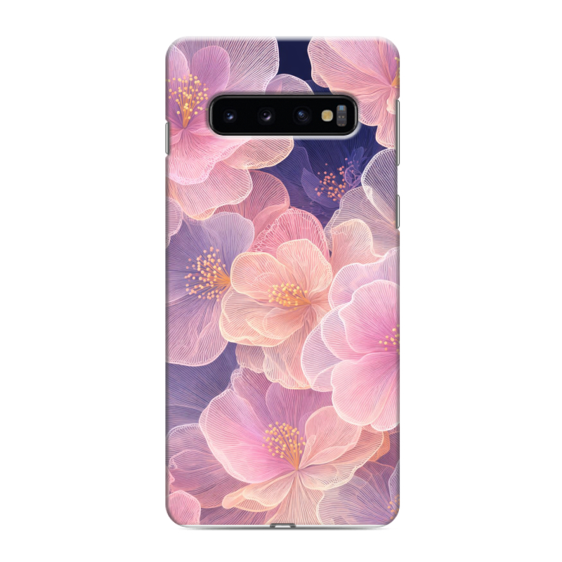 Силиконовый противоударный чехол на Samsung Galaxy S10 с принтом женский Силиконовый противоударный чехол на Samsung Galaxy S10 с принтом женский