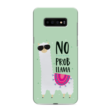 Силиконовый чехол на Samsung Galaxy S10 Plus с принтом Лама Силиконовый чехол на Samsung Galaxy S10 Plus с принтом Лама