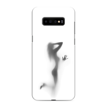 Силиконовый чехол на Samsung Galaxy S10 Plus с принтом Силуэт