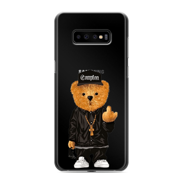 Силиконовый чехол на Samsung Galaxy S10 Plus с принтом Плюшевый медведь Силиконовый чехол на Samsung Galaxy S10 Plus с принтом Плюшевый медведь