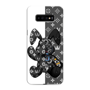 Силиконовый чехол на Samsung Galaxy S10 Plus с принтом Луи робот Силиконовый чехол на Samsung Galaxy S10 Plus с принтом Луи робот