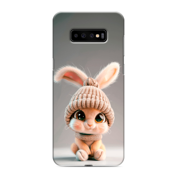 Силиконовый чехол на Samsung Galaxy S10 Plus с принтом Кролик