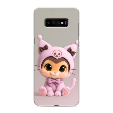 Силиконовый чехол на Samsung Galaxy S10 Plus с принтом Куроми Kuromi Силиконовый чехол на Samsung Galaxy S10 Plus с принтом Куроми Kuromi