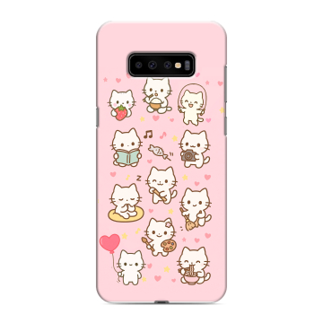 Силиконовый чехол на Samsung Galaxy S10 Plus с принтом Hello Kitty Хелоу Кити Силиконовый чехол на Samsung Galaxy S10 Plus с принтом Hello Kitty Хелоу Кити