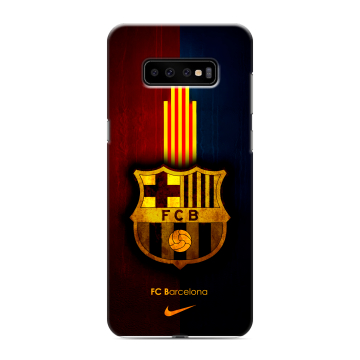 Силиконовый чехол на Samsung Galaxy S10 Plus с принтом Барселона Barcelona