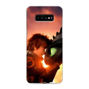 Силиконовый чехол на Samsung Galaxy S10 Plus с принтом Как приручить дракона