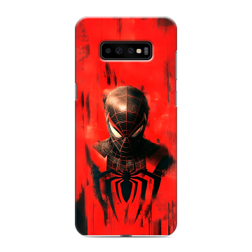 Силиконовый чехол на Samsung Galaxy S10 Plus с принтом человек паук spiderman Силиконовый чехол на Samsung Galaxy S10 Plus с принтом человек паук spiderman