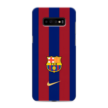Силиконовый чехол на Samsung Galaxy S10 Plus с принтом Барселона Barcelona