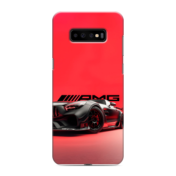 Силиконовый чехол на Samsung Galaxy S10 Plus с принтом Мерседес Mercedes AMG Силиконовый чехол на Samsung Galaxy S10 Plus с принтом Мерседес Mercedes AMG