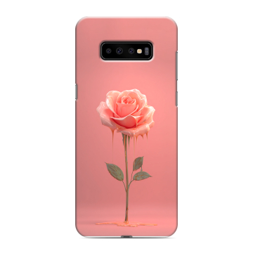 Силиконовый чехол на Samsung Galaxy S10 Plus с принтом Розовая роза Силиконовый чехол на Samsung Galaxy S10 Plus с принтом Розовая роза