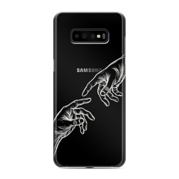 Силиконовый чехол на Samsung Galaxy S10 Plus с принтом Сотворение мира Силиконовый чехол на Samsung Galaxy S10 Plus с принтом Сотворение мира