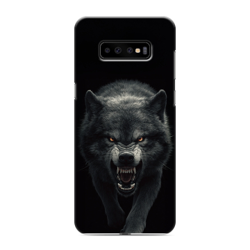 Силиконовый чехол на Samsung Galaxy S10 Plus с принтом Волк Силиконовый чехол на Samsung Galaxy S10 Plus с принтом Волк
