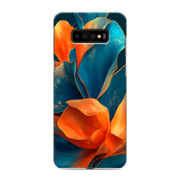 Силиконовый чехол на Samsung Galaxy S10 Plus с принтом Цветы Силиконовый чехол на Samsung Galaxy S10 Plus с принтом Цветы