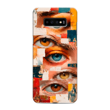Силиконовый чехол на Samsung Galaxy S10 Plus с принтом Модный принт Силиконовый чехол на Samsung Galaxy S10 Plus с принтом Модный принт