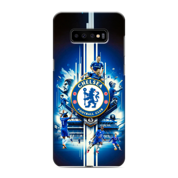 Силиконовый чехол на Samsung Galaxy S10 Plus с принтом Chelsea Челси Силиконовый чехол на Samsung Galaxy S10 Plus с принтом Chelsea Челси
