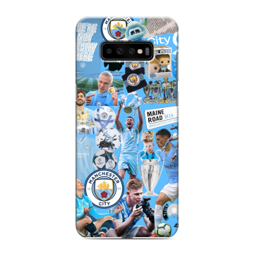 Силиконовый чехол на Samsung Galaxy S10 Plus с принтом Man City Манчестер Сити Силиконовый чехол на Samsung Galaxy S10 Plus с принтом Man City Манчестер Сити