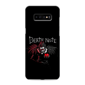 Силиконовый чехол на Samsung Galaxy S10 Plus с принтом Death note Тетрадь смерти Силиконовый чехол на Samsung Galaxy S10 Plus с принтом Death note Тетрадь смерти