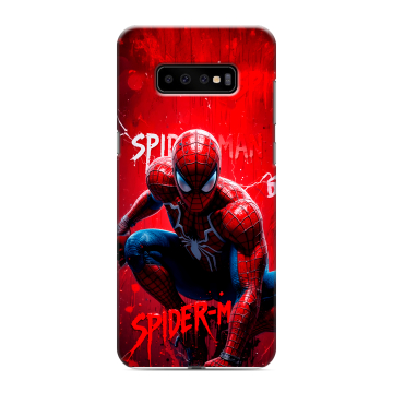 Силиконовый чехол на Samsung Galaxy S10 Plus с принтом Spiderman Человек паук