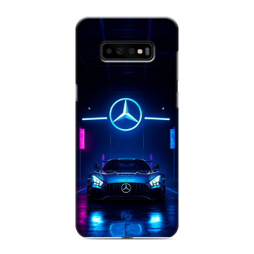 Силиконовый чехол на Samsung Galaxy S10 Plus с принтом Mercedes Мерседес Силиконовый чехол на Samsung Galaxy S10 Plus с принтом Mercedes Мерседес