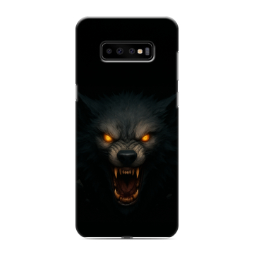 Силиконовый чехол на Samsung Galaxy S10 Plus с принтом Волк Силиконовый чехол на Samsung Galaxy S10 Plus с принтом Волк