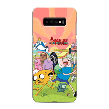 Силиконовый чехол на Samsung Galaxy S10 Plus с принтом Adventure time Время приключений Силиконовый чехол на Samsung Galaxy S10 Plus с принтом Adventure time Время приключений