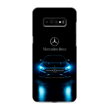 Силиконовый чехол на Samsung Galaxy S10 Plus с принтом Mercedes Мерседес