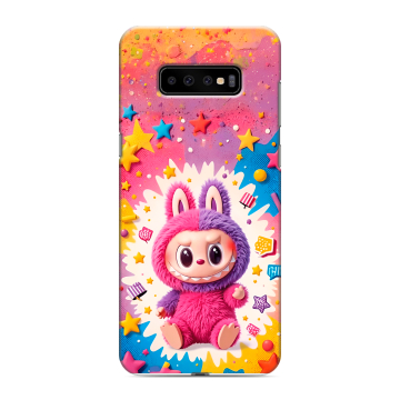 Силиконовый чехол на Samsung Galaxy S10 Plus с принтом Labubu Лабубу Силиконовый чехол на Samsung Galaxy S10 Plus с принтом Labubu Лабубу