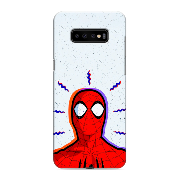 Силиконовый чехол на Samsung Galaxy S10 Plus с принтом Spiderman Человек паук Силиконовый чехол на Samsung Galaxy S10 Plus с принтом Spiderman Человек паук