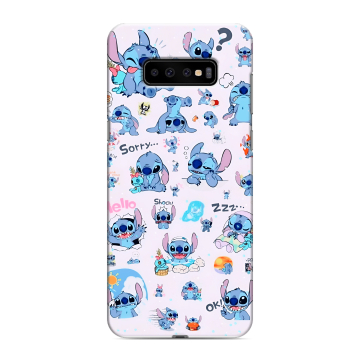 Силиконовый чехол на Samsung Galaxy S10 Plus с принтом Лило и Стич