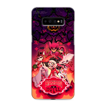 Силиконовый чехол на Samsung Galaxy S10 Plus с принтом Hazbin Hotel Отель Хазбин Силиконовый чехол на Samsung Galaxy S10 Plus с принтом Hazbin Hotel Отель Хазбин