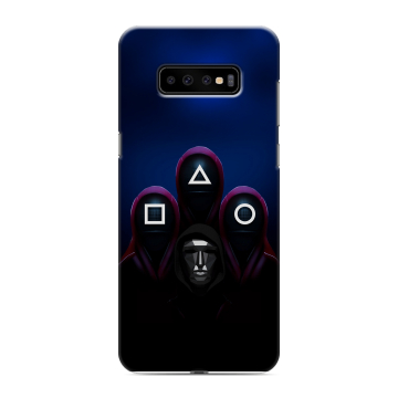 Силиконовый чехол на Samsung Galaxy S10 Plus с принтом Игра Кальмара Силиконовый чехол на Samsung Galaxy S10 Plus с принтом Игра Кальмара