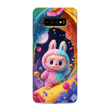 Силиконовый чехол на Samsung Galaxy S10 Plus с принтом Labubu Лабубу