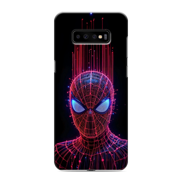 Силиконовый чехол на Samsung Galaxy S10 Plus с принтом Spiderman Человек паук Силиконовый чехол на Samsung Galaxy S10 Plus с принтом Spiderman Человек паук