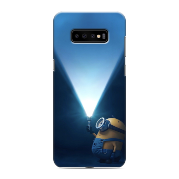 Силиконовый чехол на Samsung Galaxy S10 Plus с принтом Миньоны Силиконовый чехол на Samsung Galaxy S10 Plus с принтом Миньоны