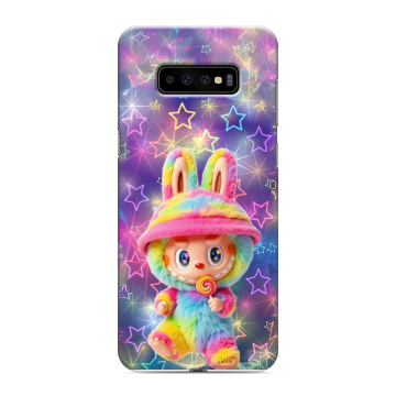 Силиконовый чехол на Samsung Galaxy S10 Plus с принтом Labubu Лабубу