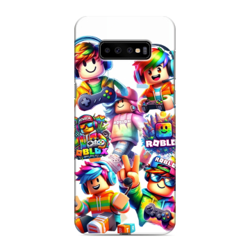 Силиконовый чехол на Samsung Galaxy S10 Plus с принтом Roblox Роблокс Силиконовый чехол на Samsung Galaxy S10 Plus с принтом Roblox Роблокс