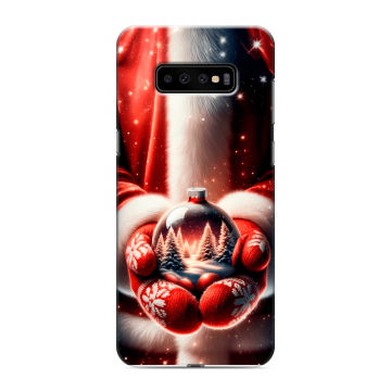 Силиконовый чехол на Samsung Galaxy S10 Plus с принтом Новый год Силиконовый чехол на Samsung Galaxy S10 Plus с принтом Новый год