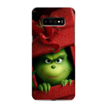 Силиконовый чехол на Samsung Galaxy S10 Plus с принтом Новый год Силиконовый чехол на Samsung Galaxy S10 Plus с принтом Новый год